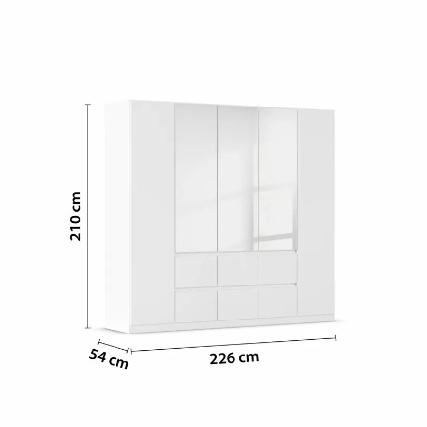 rauch ORANGE Kleiderschränke|Kleiderschrank Mainz 226 x 210 cm