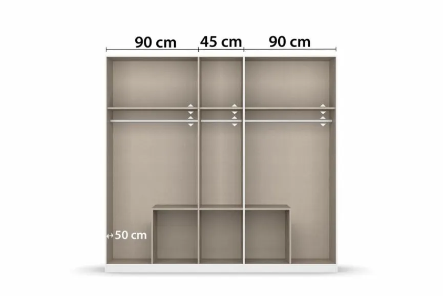 rauch ORANGE Kleiderschränke|Kleiderschrank Mainz 226 x 210 cm