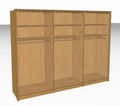 Sale Kleiderschrank Onema 302 x 229 cm Kleiderschränke
