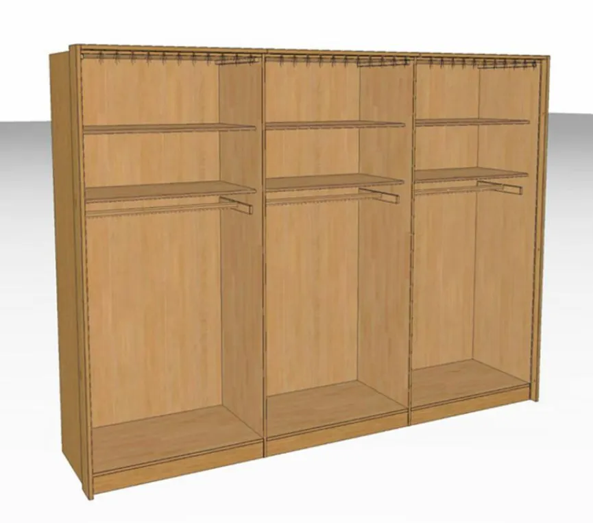 Sale Kleiderschrank Onema 302 x 229 cm Kleiderschränke