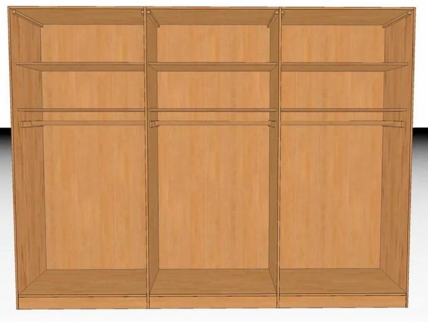 Clearance Kleiderschrank Premium 302 x 229 cm Kleiderschränke