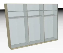 Wiemann Kleiderschränke|Kleiderschrank Shanghai 2 300 x 236 cm