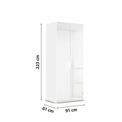 rauch ORANGE Kleiderschränke|Kleiderschrank Vareno 90 x 222 cm