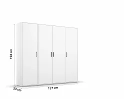 rauch BLUE Kleiderschrank Voyager 187 x 194 cm