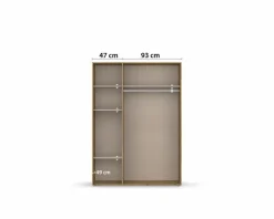rauch BLUE Kleiderschränke|Kleiderschrank Voyager 140 x 194 cm