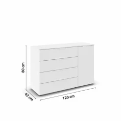 rauch BLACK Kommoden|Kommode Scale Box