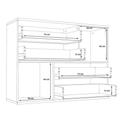 Outlet Kommode Skive Kommoden|Kommoden