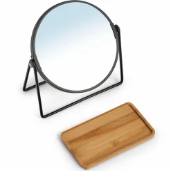 Clearance Kosmetikspiegel Ø 17,50 cm, Höhe 20,50 cm Bad-Spiegel