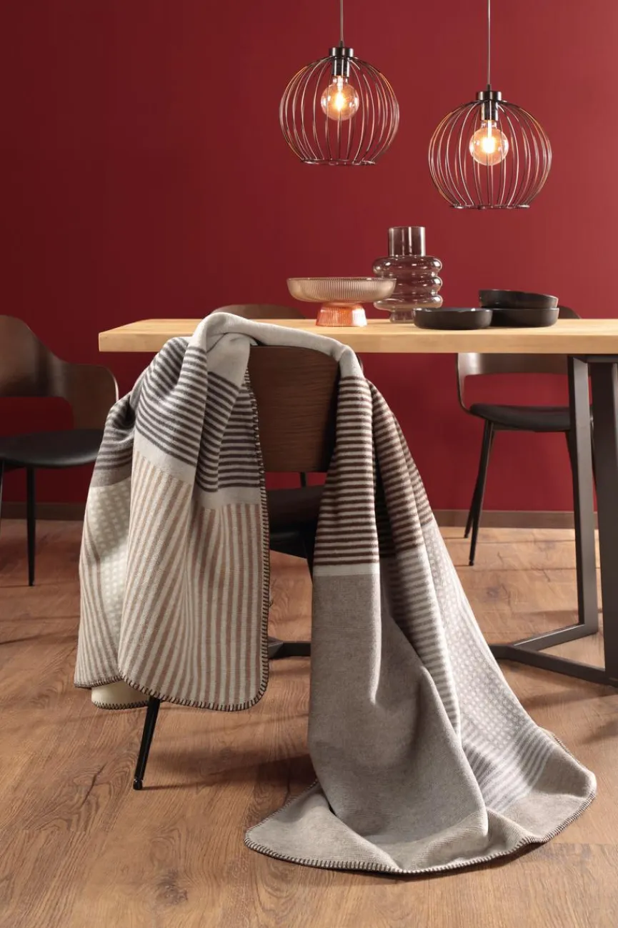 Biederlack Kuscheldecke Maze Stone 150 x 200 cm