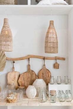 DAHEIM Lampenschirm Seegras natur