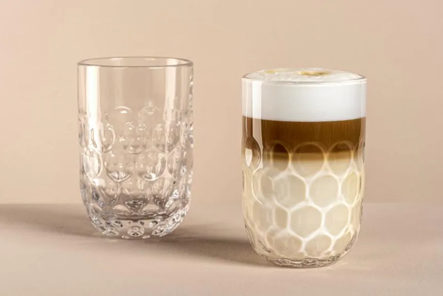 Leonardo Latte-Macchiato-Becher Gocce 2tlg.