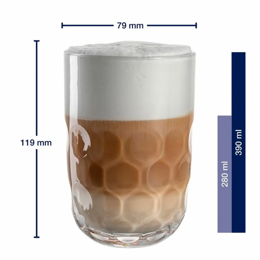 Leonardo Latte-Macchiato-Becher Gocce 2tlg.