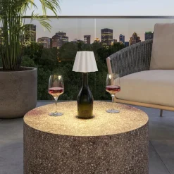 Sompex Außentischleuchten|Außentischleuchten|LED-Akku-Flaschenaufsatz Flower