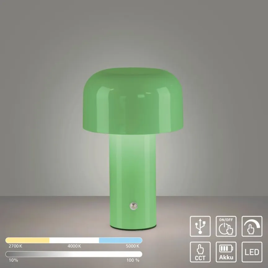 JUST LIGHT. LED-Akkutischleuchte Agnes