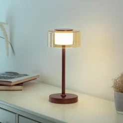 Outlet LED-Akkutischleuchte Rika Tischlampen