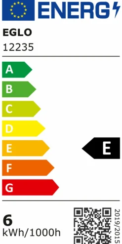 EGLO E27|LED-Birne E27/6 Watt/Energie E