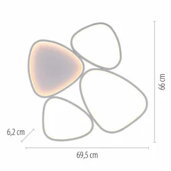 SCHÖNER WOHNEN-Kollektion LED-Deckenleuchte Pebbles