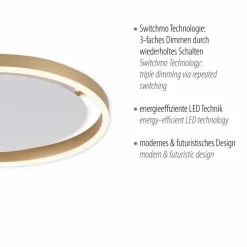 JUST LIGHT. LED-Deckenleuchte Ritus