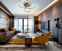 GeeTi LED-Deckenleuchte Schenna