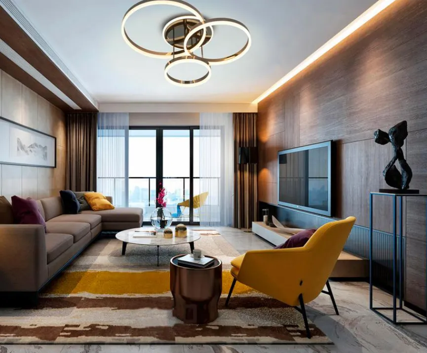 GeeTi LED-Deckenleuchte Schenna