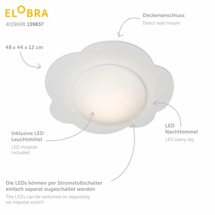 Outlet LED-Deckenleuchte Wolke Kinder Kinderlampen|Kinderlampen