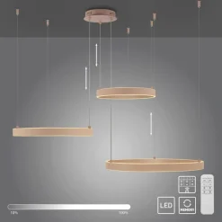 JUST LIGHT. LED-Pendelleuchte Anelli