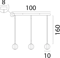 Best LED-Pendelleuchte Bubbles Pendelleuchten