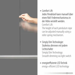 Outlet LED-Pendelleuchte Hoop Pendelleuchten