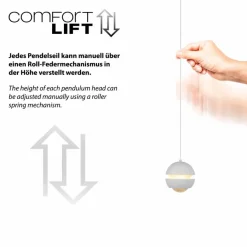 SCHÖNER WOHNEN-Kollektion Pendelleuchten|LED-Pendelleuchte Lini