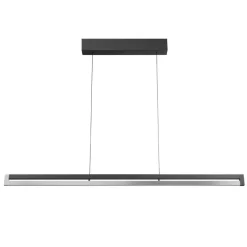 lumiCouture LED-Pendelleuchte Metall, /chrom