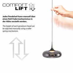 SCHÖNER WOHNEN-Kollektion Pendelleuchten|LED-Pendelleuchte Posh