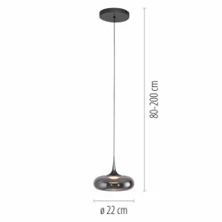 SCHÖNER WOHNEN-Kollektion Pendelleuchten|LED-Pendelleuchte Posh