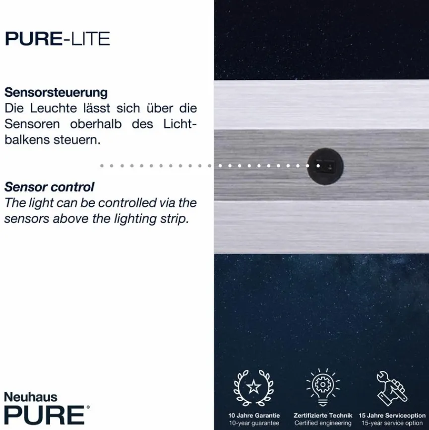 Neuhaus PURE LED-Pendelleuchte Pure Lite