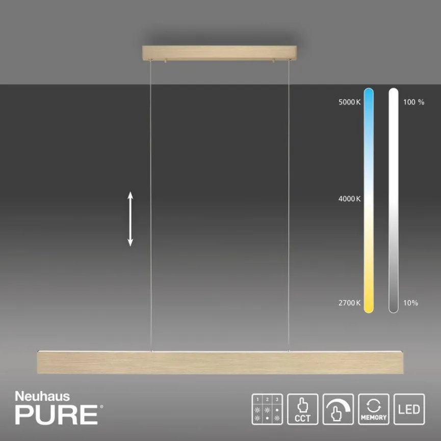 Neuhaus PURE LED-Pendelleuchte Pure-Motion