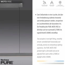 Neuhaus PURE Pendelleuchten|LED-Pendelleuchte Pure-Moto-Rise