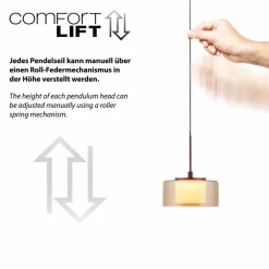 Paul Neuhaus Pendelleuchten|LED-Pendelleuchte RIKA