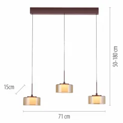 Paul Neuhaus Pendelleuchten|LED-Pendelleuchte RIKA