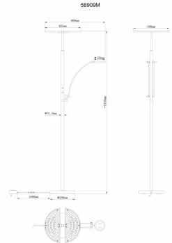 Hot LED-Stehlampe Tirana Stehlampen