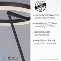 Paul Neuhaus Stehlampen|LED-Stehlampe Titus