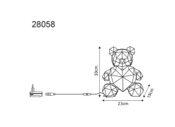 Kinder Globo Tischlampen|Kinderlampen|LED-Tischleuchte Brondar