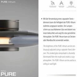 LED-Wandleuchte Pure Vitrum Wandleuchten