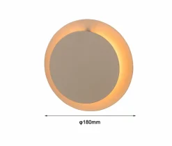 GeeTi LED-Wandleuchte Salerno