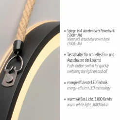 Outlet LED-Wandspiegel Vidro Wandspiegel