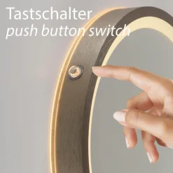 Paul Neuhaus LED-Wandspiegel Vidro