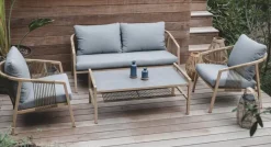 MWH Loungemöbel-Sets|Gartenmöbel-Sets|Loungemöbel Set Kanto 4 tlg.