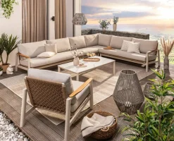 New Loungeset 4 tlg. Santorini Loungeset 4 tlg. Loungemöbel-Sets