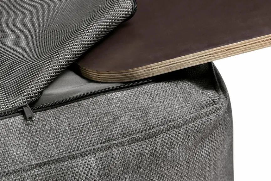 blomus Outdoor-Sitzsäcke|Gartensofas|Loungesofa-Bodenplatte Grow 2-Sitzer Modul