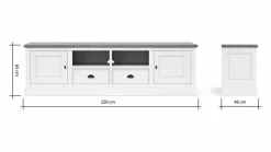 Stilreich Kommoden|Wohnwände & Tv-Lowboards|Lowboard Barreiro