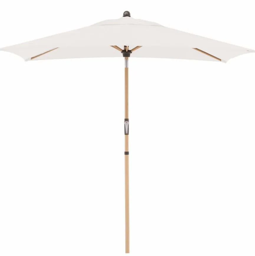 Doppler Marktschirm Alu Wood 140 x 200 cm