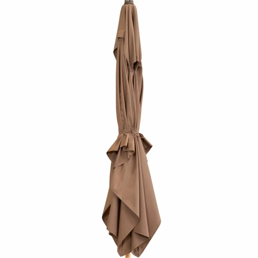 Doppler Marktschirm Alu Wood 200 x 300 cm